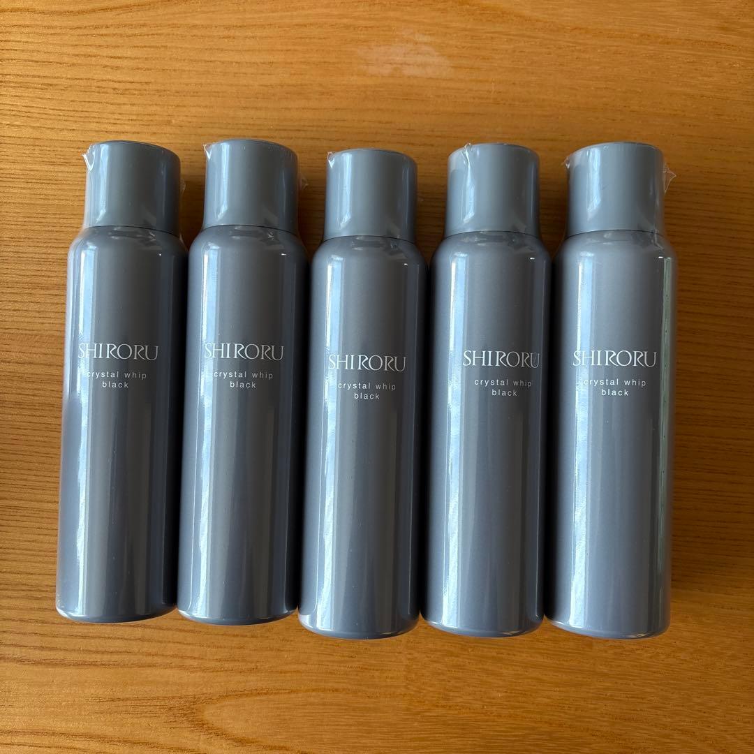 SHIRORUクリスタルホイップブラック5本セット