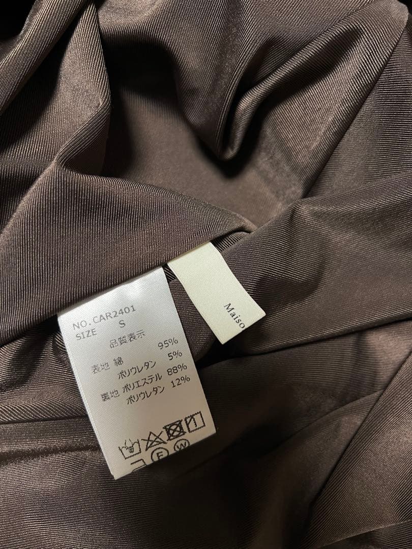 ワンピース maison celon cross shoulder gather dress