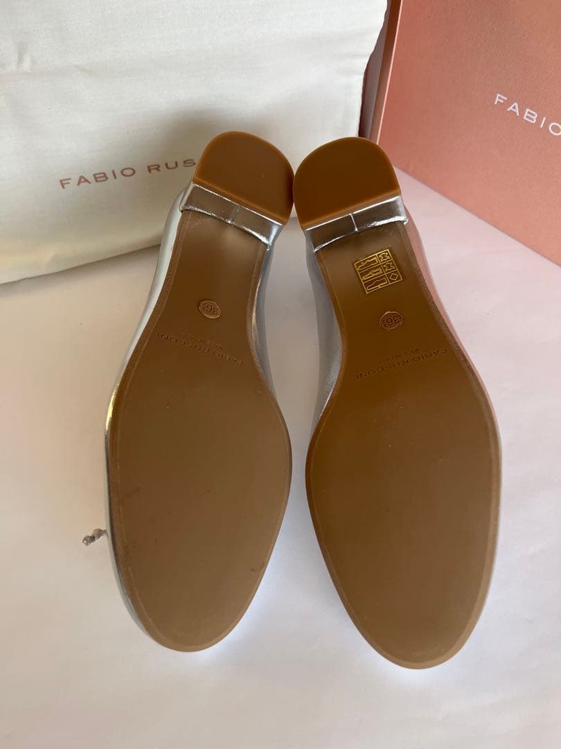 新品未使用　FABIO RUSCONI ファビオルスコーニ　シルバー　36.5