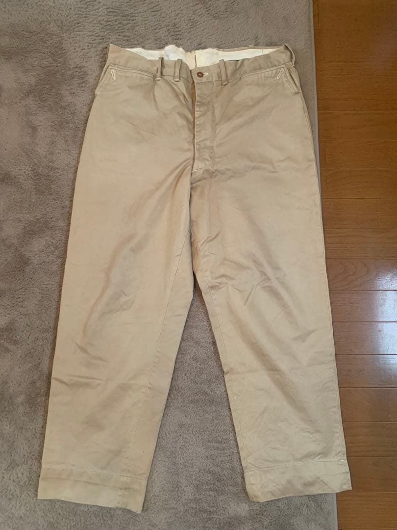 60s us army 尿素ボタン チノパン