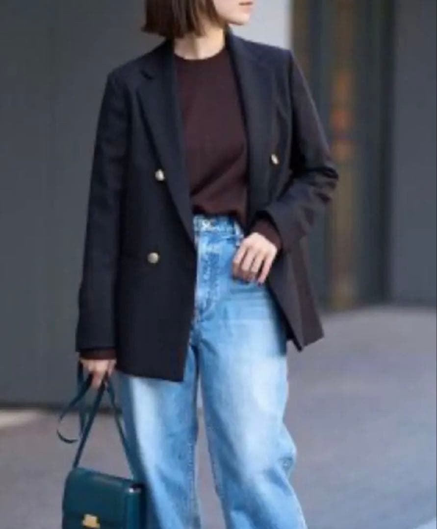 新品⭐︎IENA ウールサージ 金ボタンジャケット　36サイズ