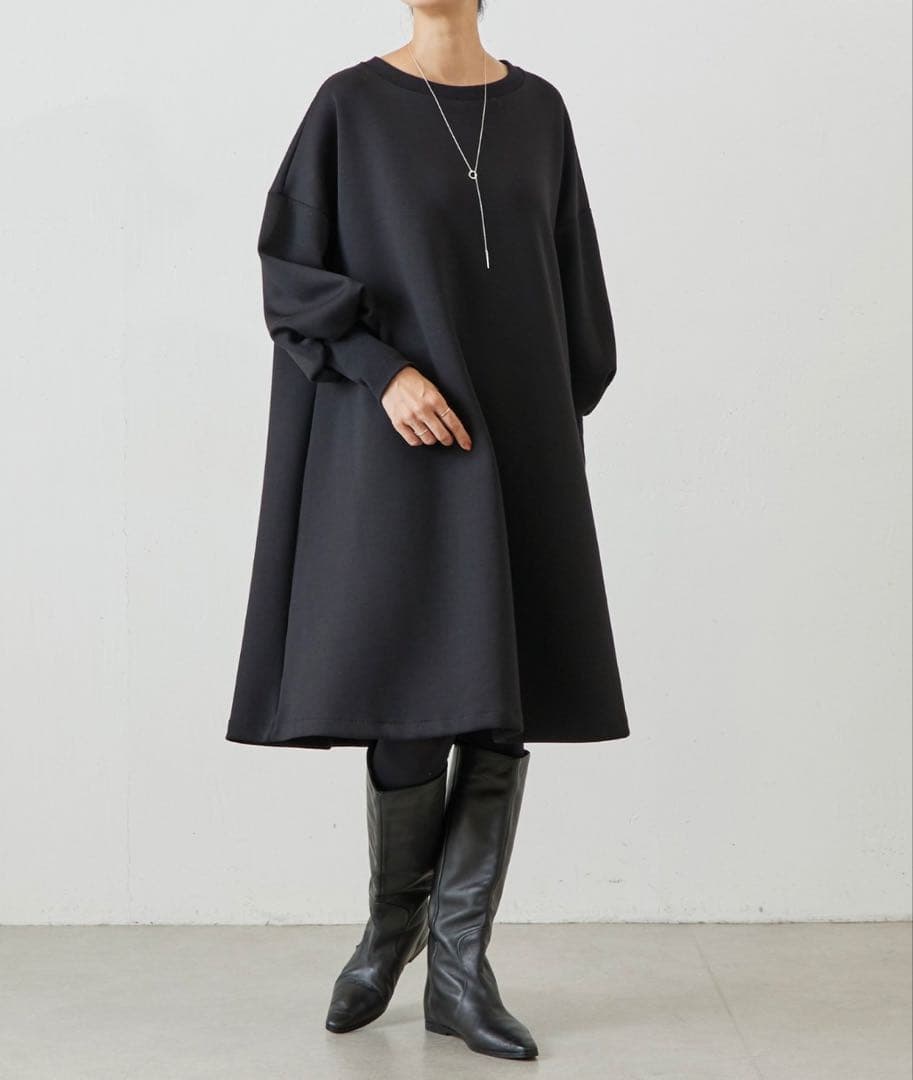 ビアズリー beardsley 袖パフダンボールワンピース