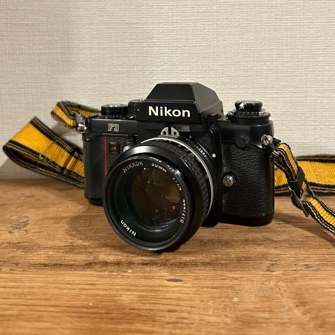 Nikon f3 nikkor50mm/f1.4 取扱説明書・ストラップ付き