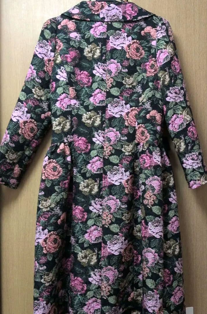 【試着のみ】エムズグレイシー　ゴブラン調ワンピース/コート　サイズ42