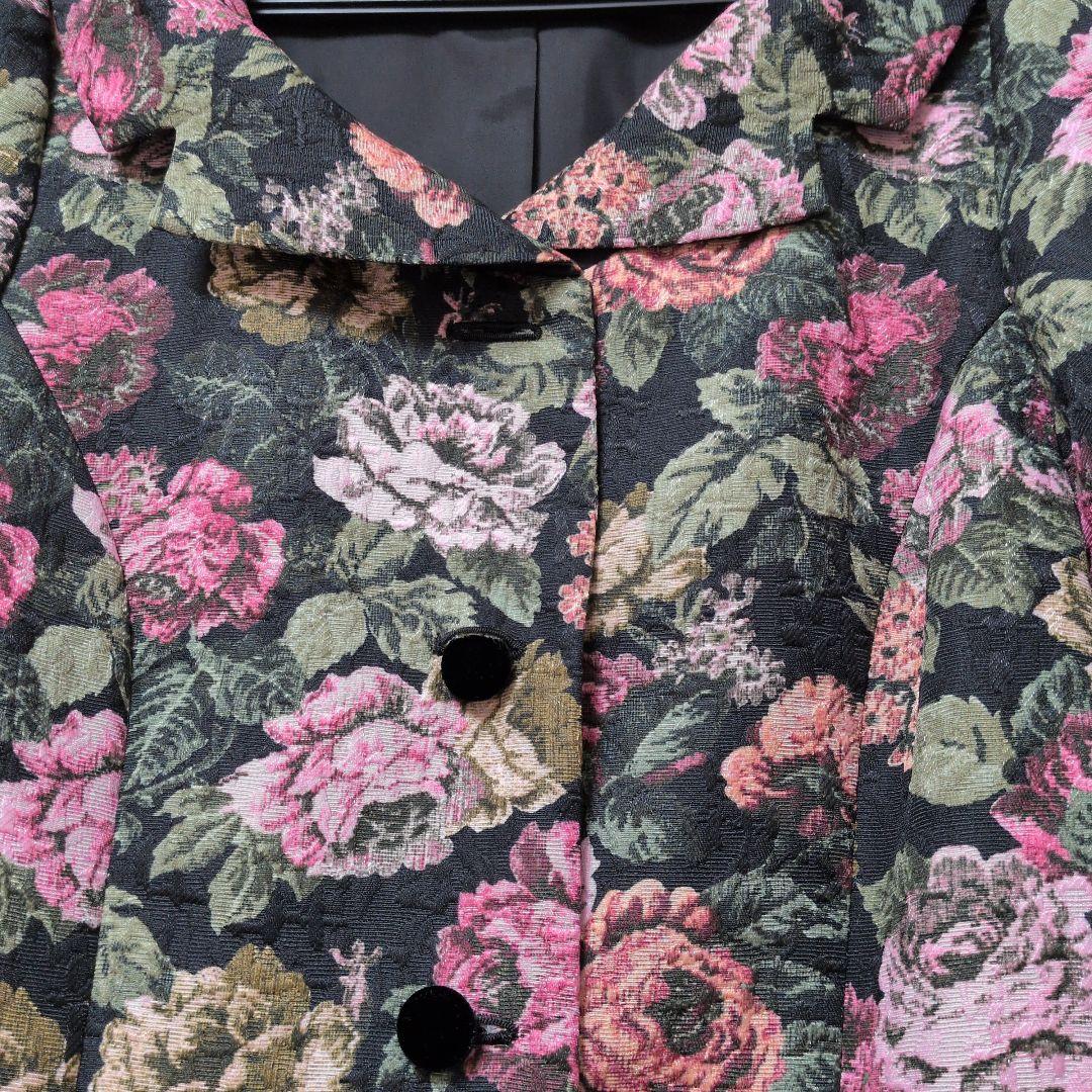 【試着のみ】エムズグレイシー　ゴブラン調ワンピース/コート　サイズ42