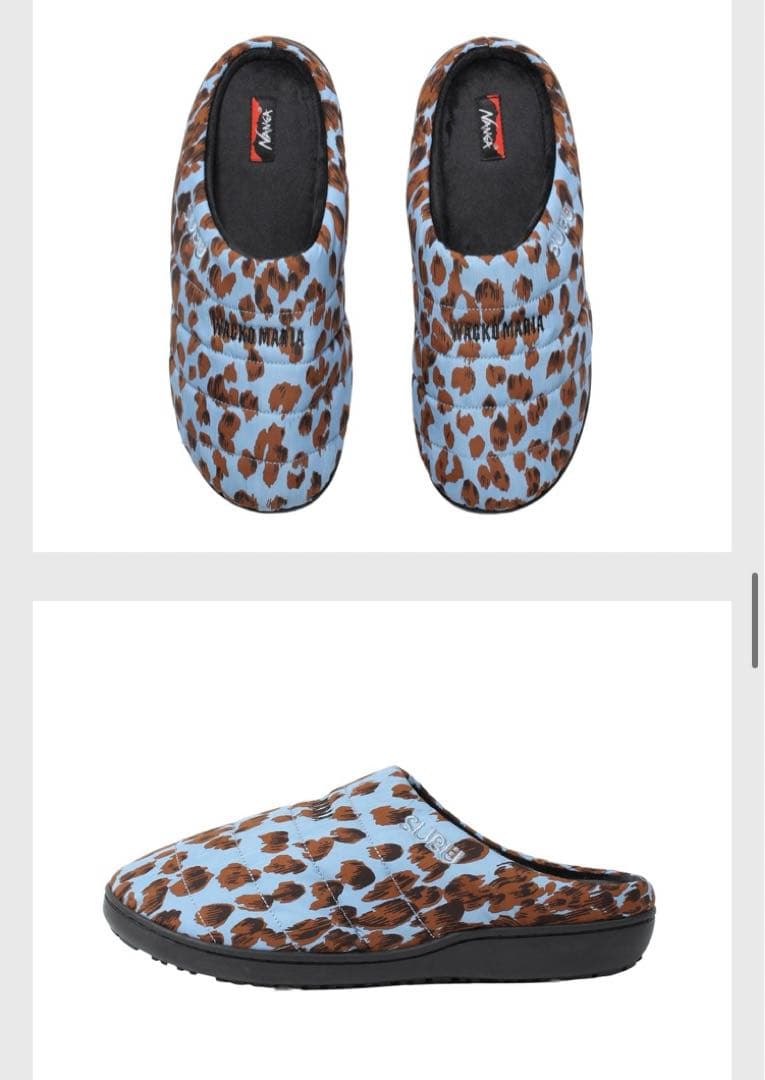 ワコマリア　NANGA SUBU LEOPARD WINTER SANDALS