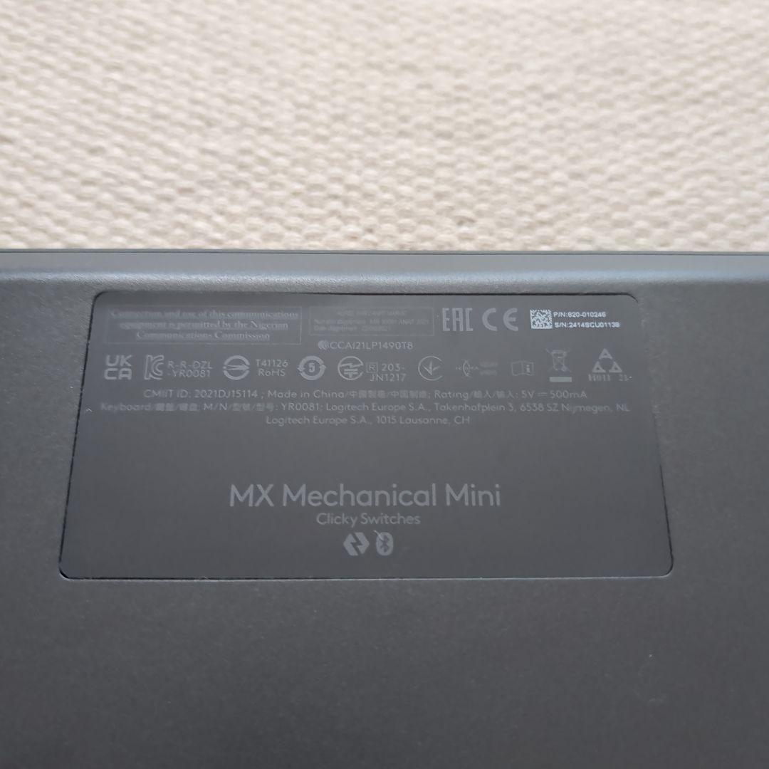 ロジクールのワイヤレスメカニカルキーボードMX Mechanical Mini