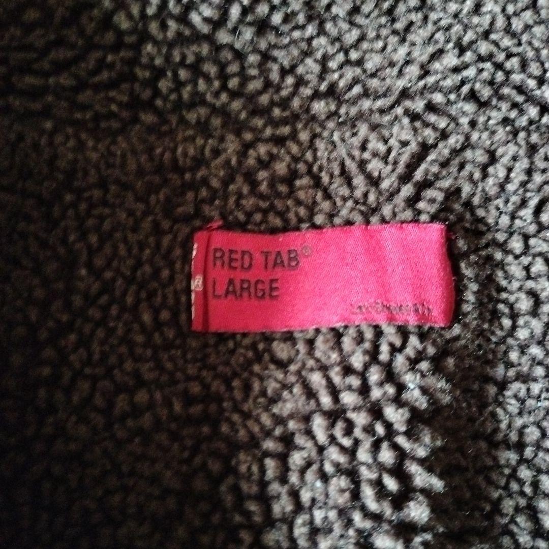 SALE☆RED TAB ボア襟デニムジャケット L