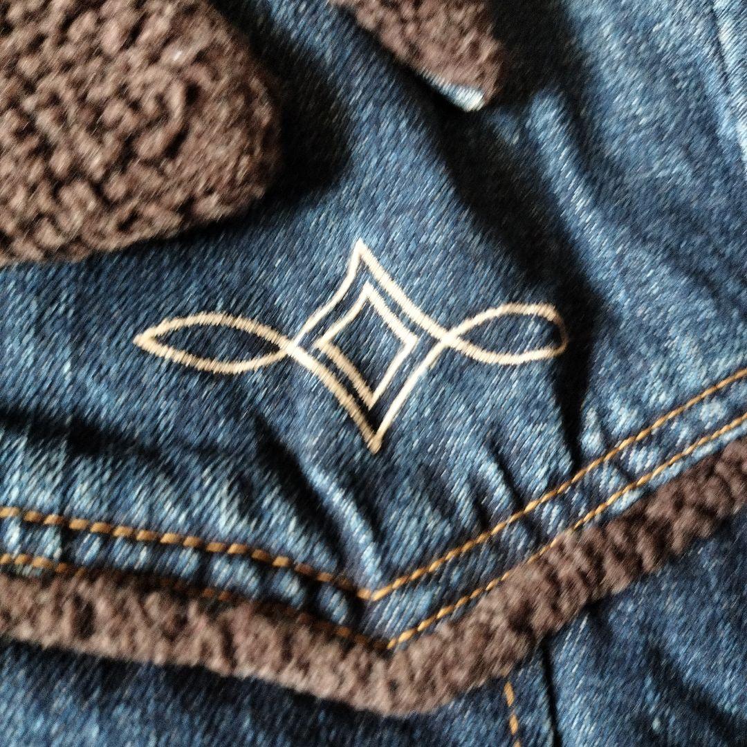 SALE☆RED TAB ボア襟デニムジャケット L