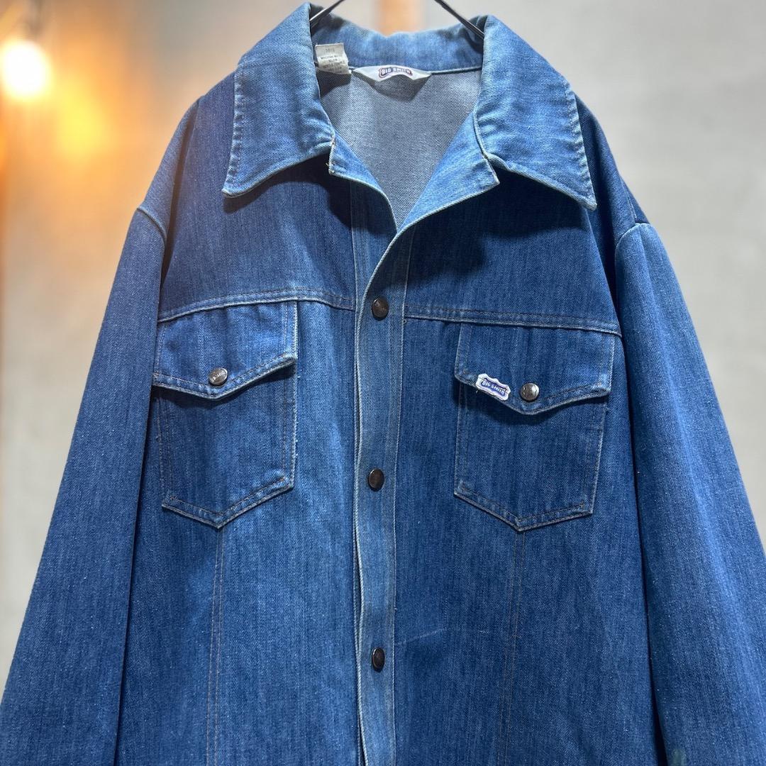 60's/Big smithビッグスミス/カバーオール/デニムジャケット/XL