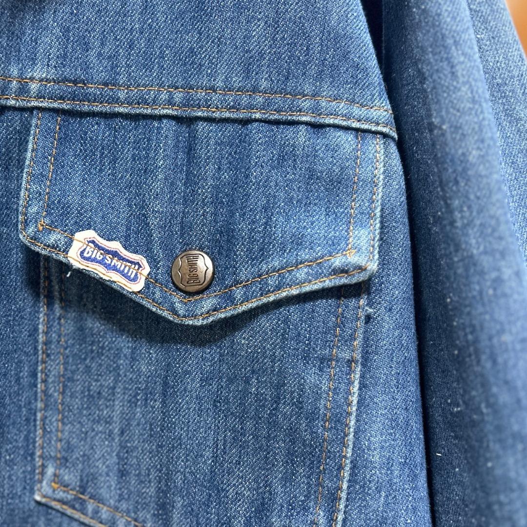 60's/Big smithビッグスミス/カバーオール/デニムジャケット/XL