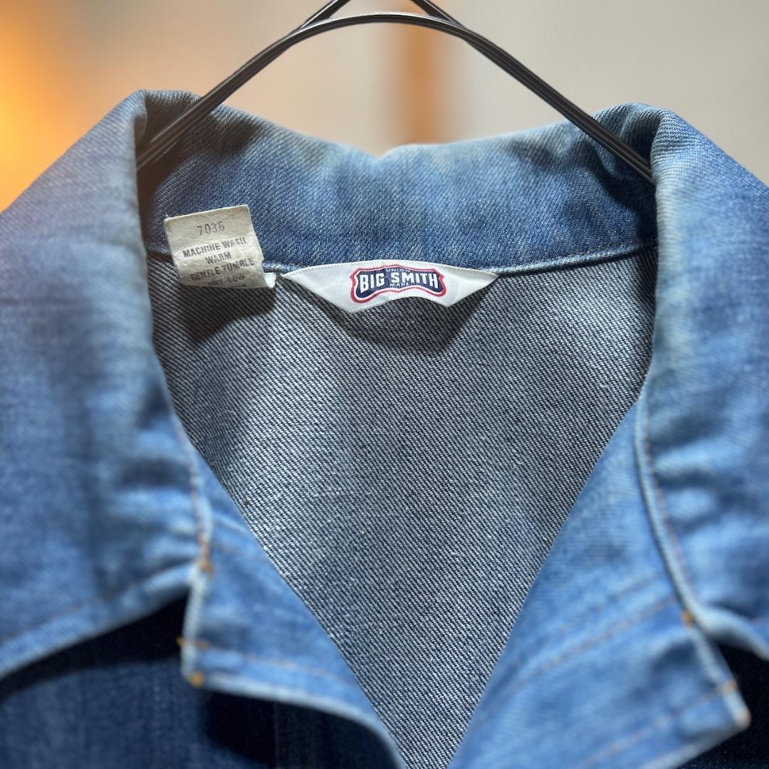 60's/Big smithビッグスミス/カバーオール/デニムジャケット/XL