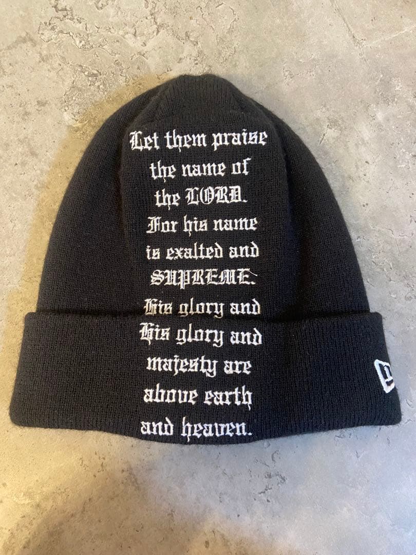 帽子 Supreme New Era Psalm Beanie \