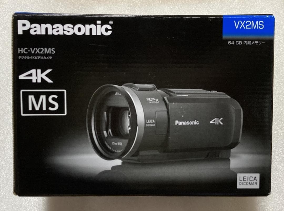 Panasonic HC-VX2MS 4Kビデオカメラ
