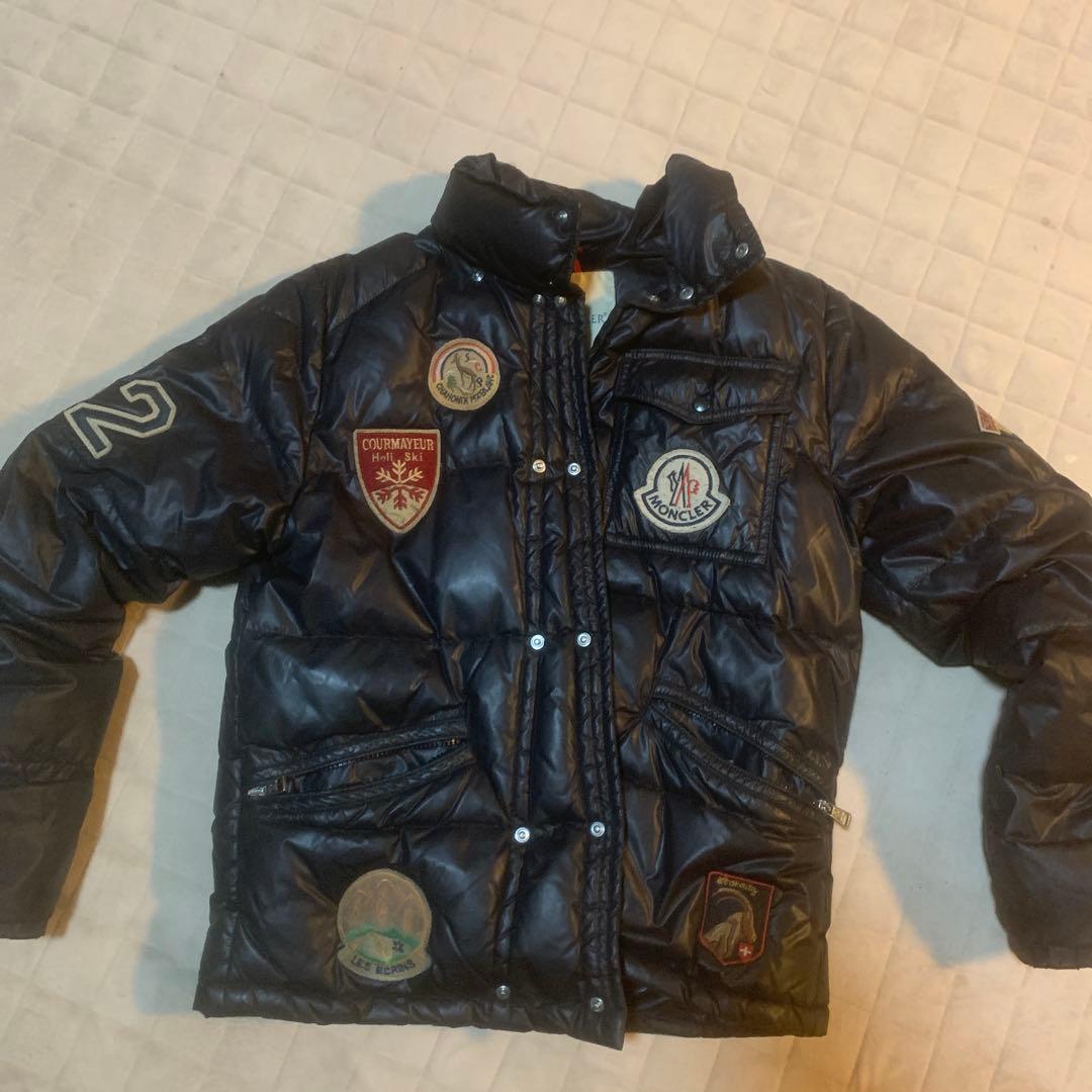 MONCLER パッチ付きダウンジャケット Mサイズ