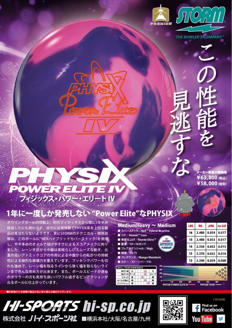 「新品」フィジックスパワーエリート4 15p