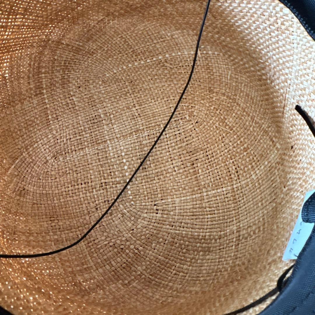 カワムラ帽子店 カンカン帽 Lサイズ 替えリボン付き