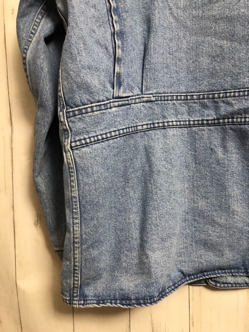 80s Woolrich デニムカバーオール L ウールリッチ ライナー付き