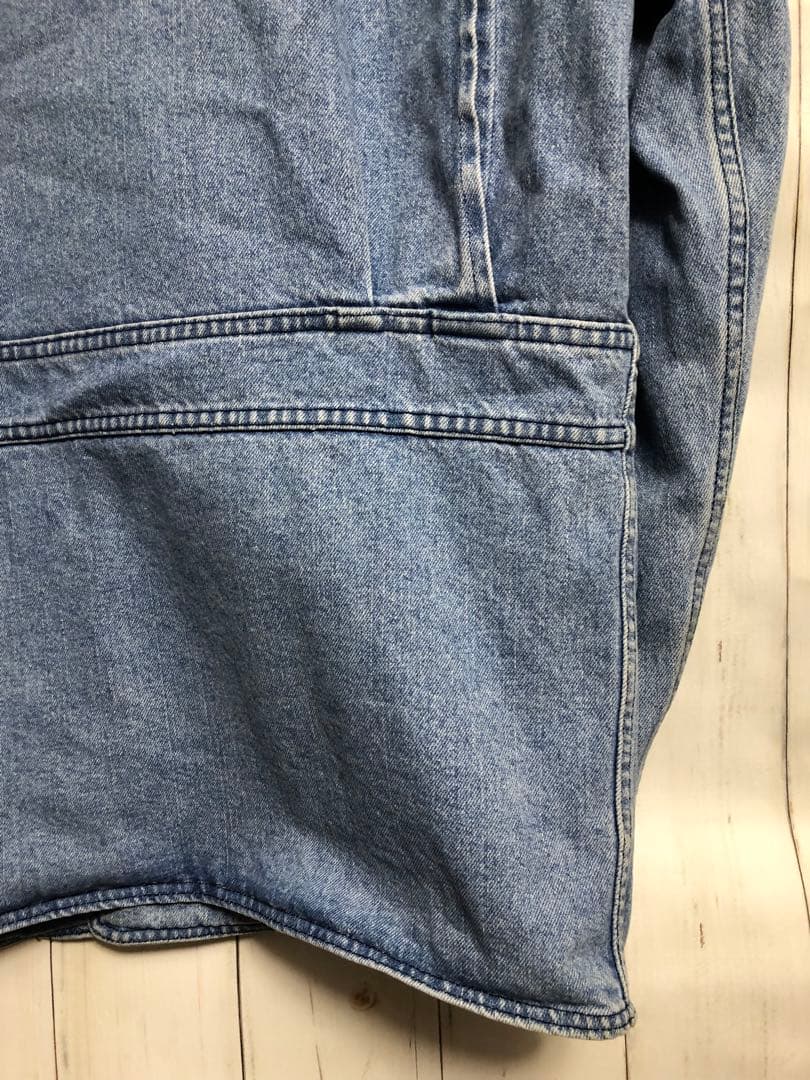 80s Woolrich デニムカバーオール L ウールリッチ ライナー付き