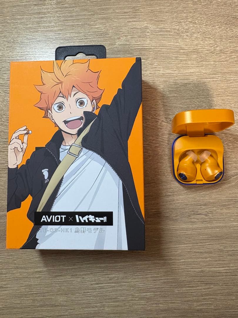 AVIOT ワイヤレスイヤホン ハイキュー!! コラボ(烏野)