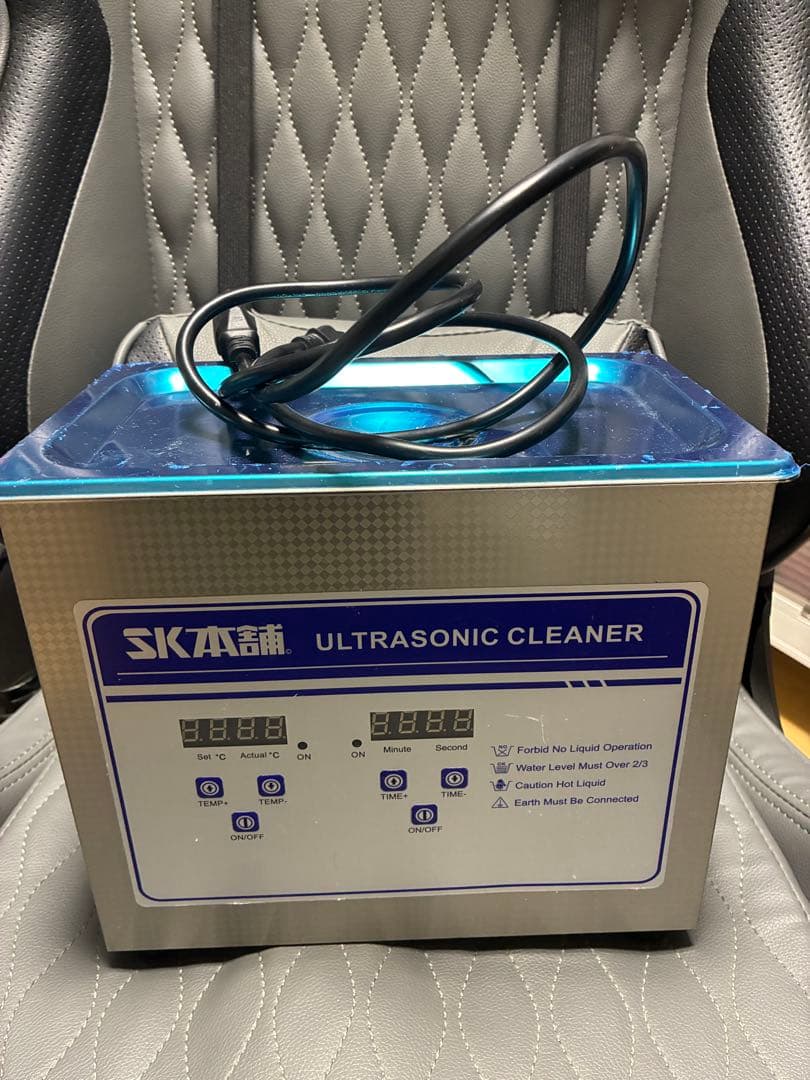 SK本舗　超音波洗浄機 デジタル操作　温度調整機能