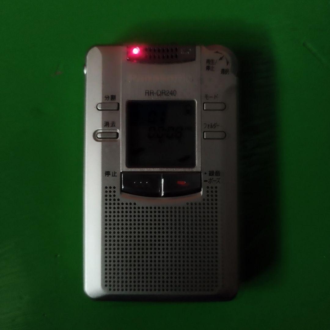 Panasonic　IC RECORDER　RR-QR240
