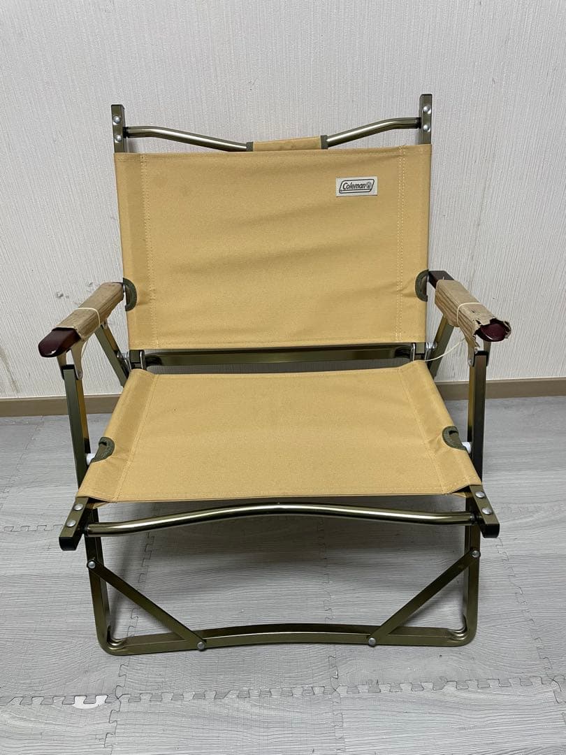希少 Coleman ファイヤープレイス フォールディングチェア　折り畳み椅子