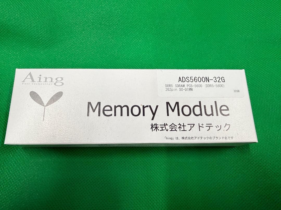 未使用32GBメモリ×1枚：DDR5-5600 SO-DIMM