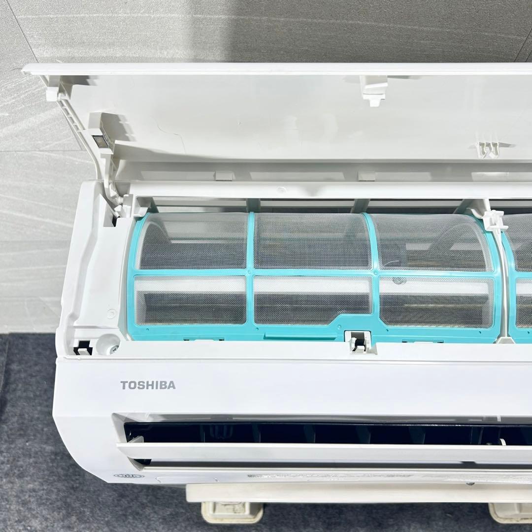 TOSHIBA ルームエアコン 14畳用 2021年 清掃済み d5160