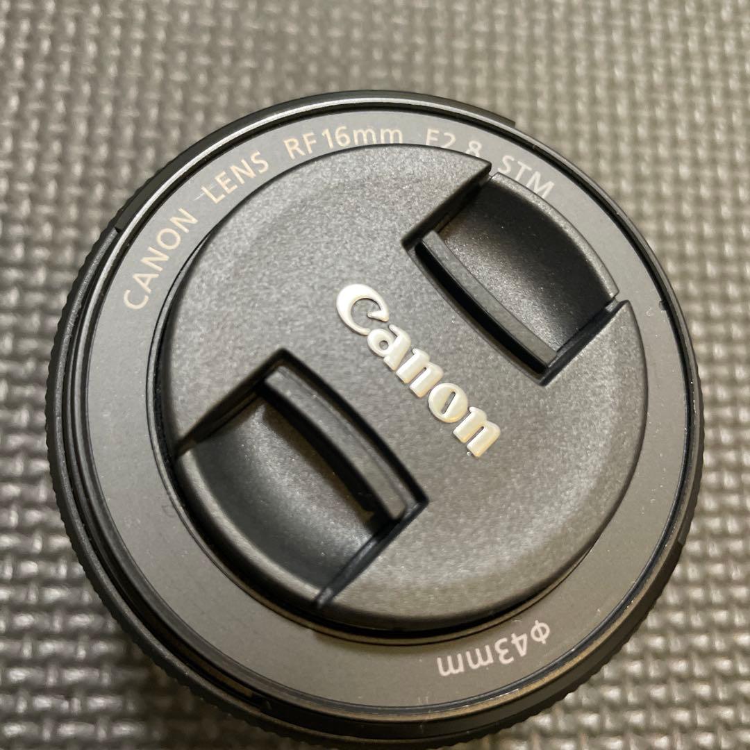 ほぼ新品　Canon RF16mm F2.8 STM レンズ