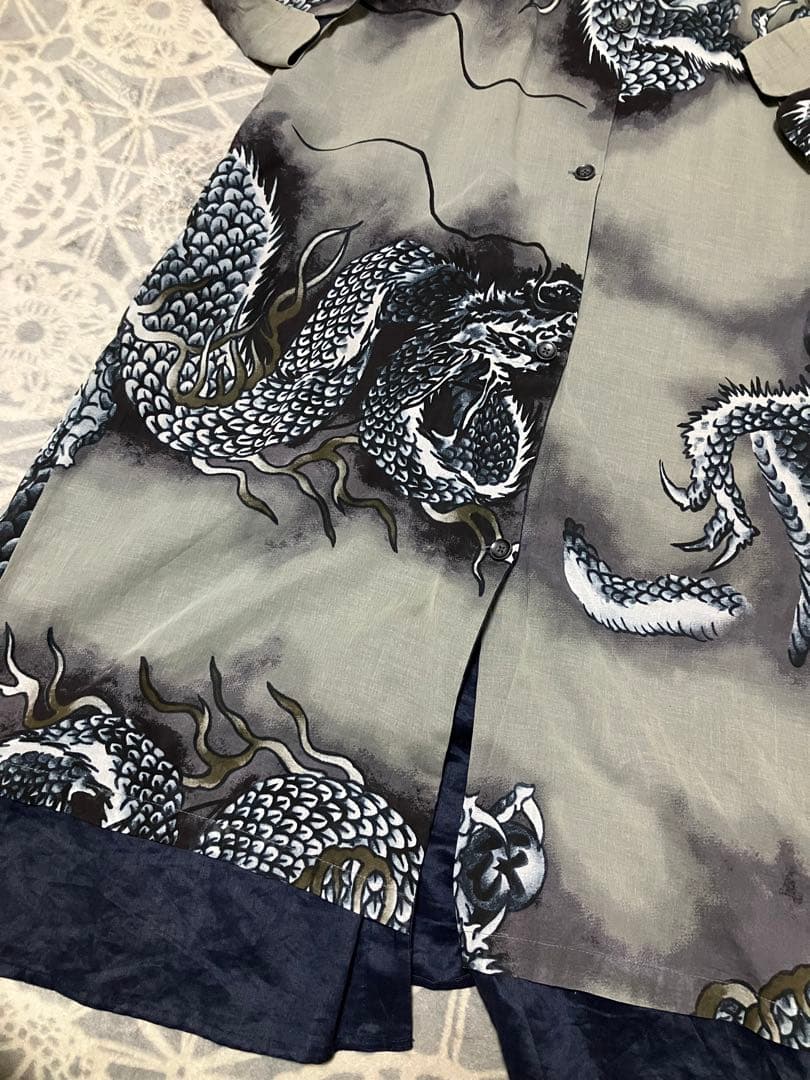 激レア　オスティアジャパン 衣 古代新　昇竜　ワンピース ロングシャツ