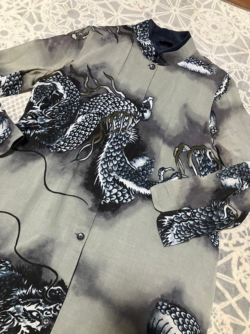 激レア　オスティアジャパン 衣 古代新　昇竜　ワンピース ロングシャツ