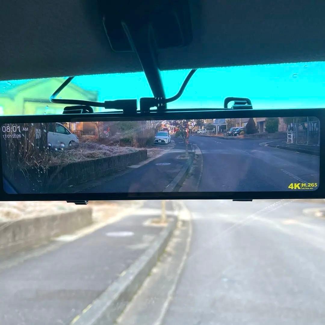 ドライブレコーダー／インナーミラー/Carplay/AndroidAuto/ナビ