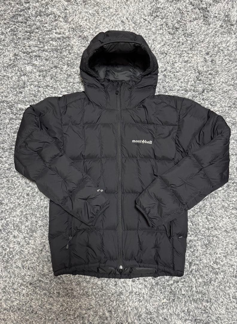 【美品】montbell ネージュダウンパーカー　ブラック　ダウンジャケット