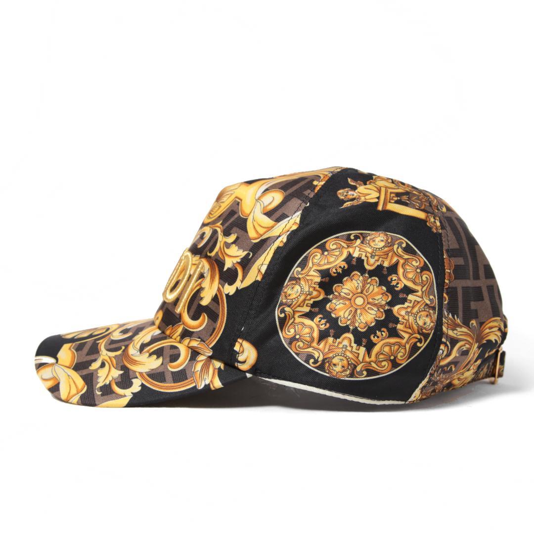 FENDACE マルチカラー シルク キャップ フェンディ x ヴェルサーチ