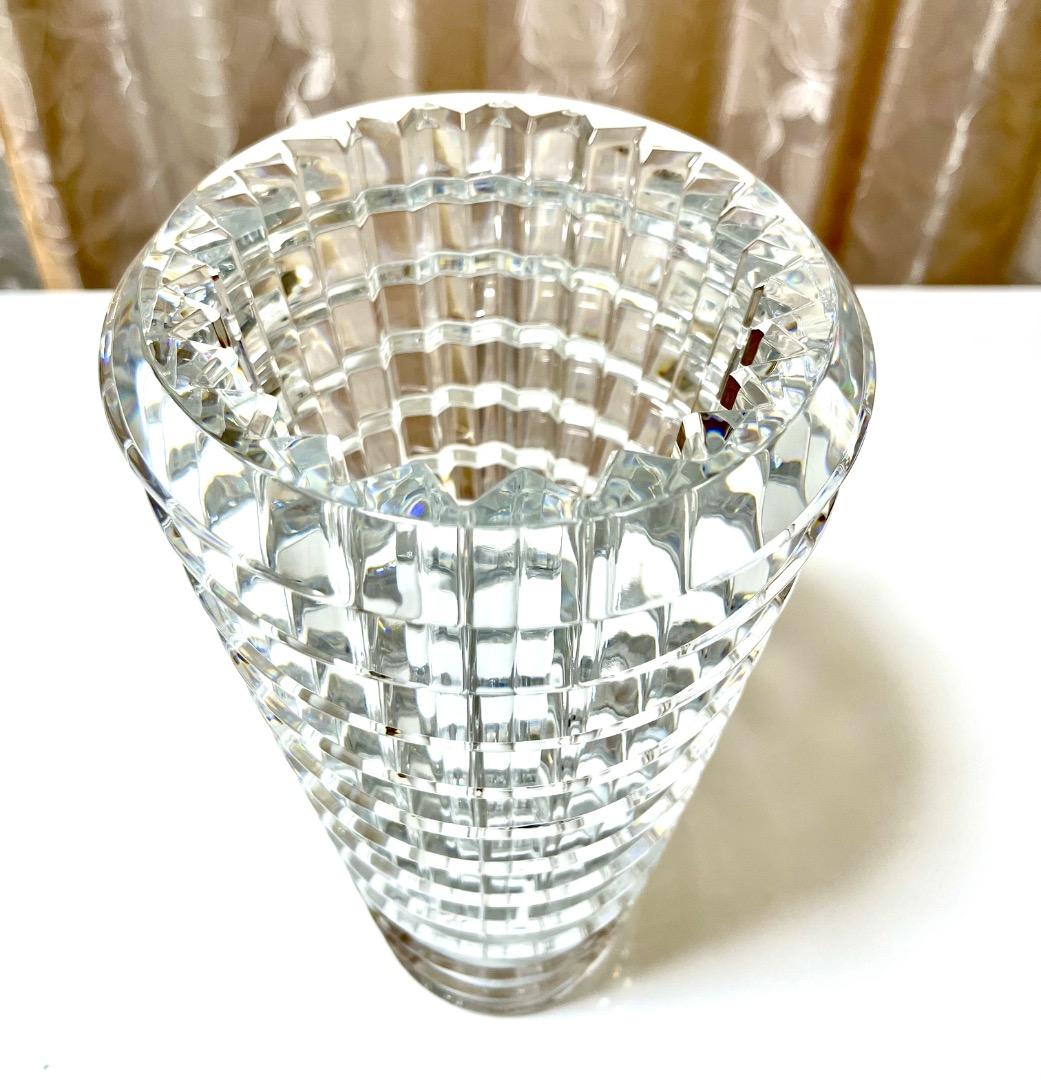 【美品】バカラ☆花瓶　アイ　フラワーベース　M　クリスタル　2025＊８