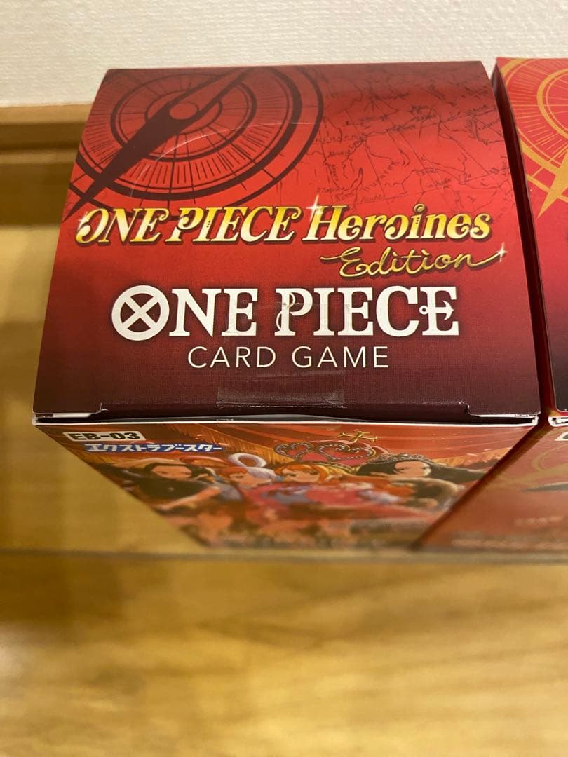 ワンピースカード　ヒロインズエディション　受け継がれる意思BOXテープカット2個