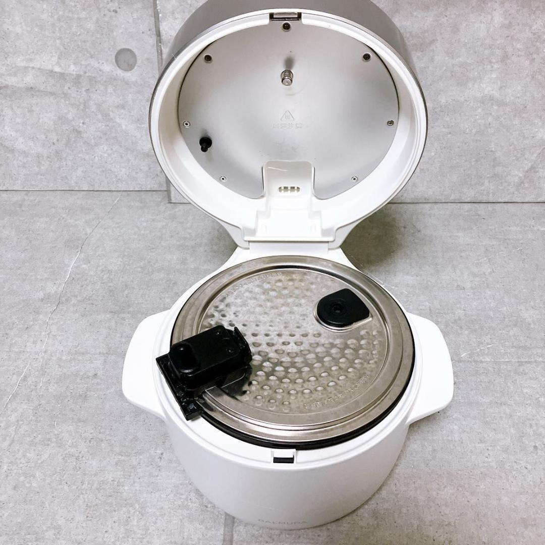 バルミューダ The Gohan K03A-WH 電気炊飯器 3合炊き ホワイト