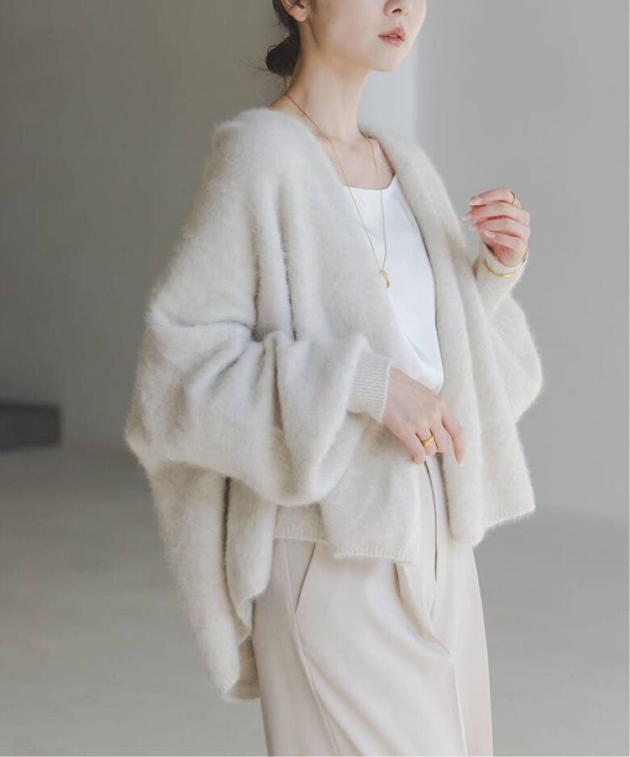 tomoooon様☆NOBLE FOX/Caファーニットカーディガン新品タグ付き