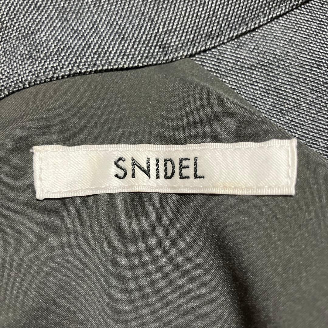 美品【SNIDEL】スナイデル　ジレディティールジャンスカ　九州限定カラー　S