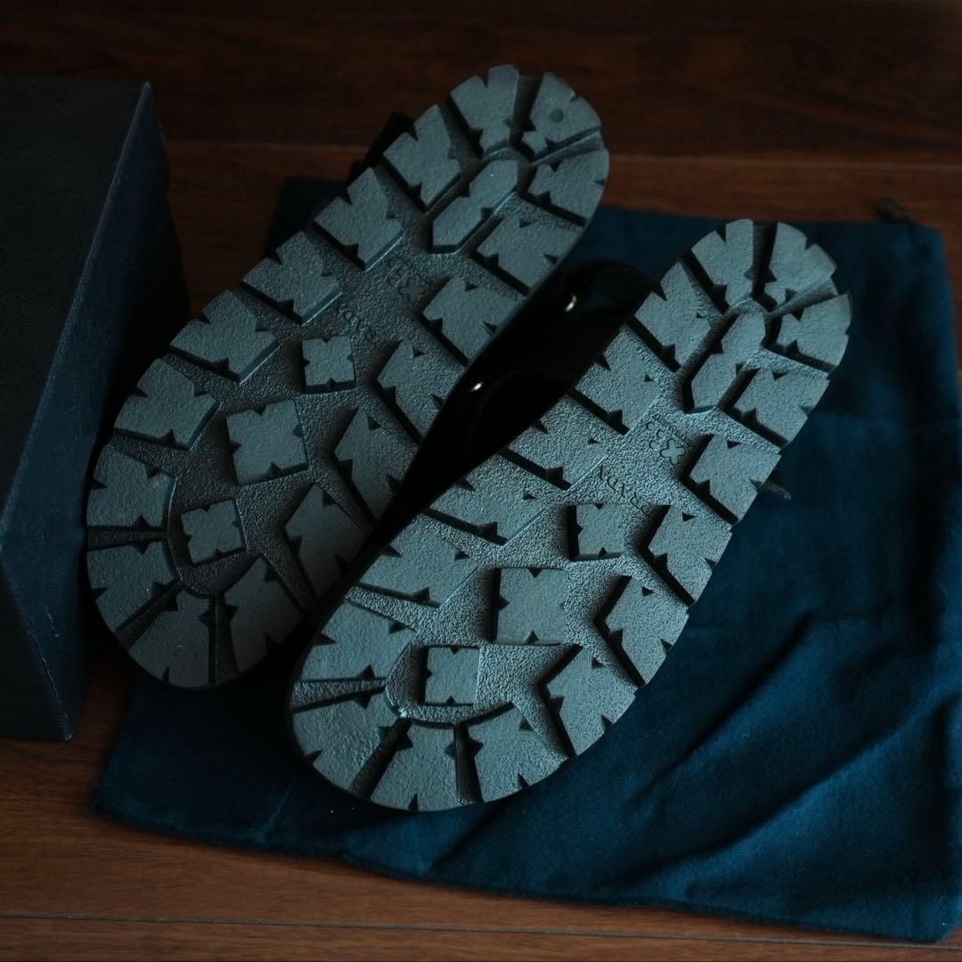 【PRADA】メンズ レザー テクニカル サンダル