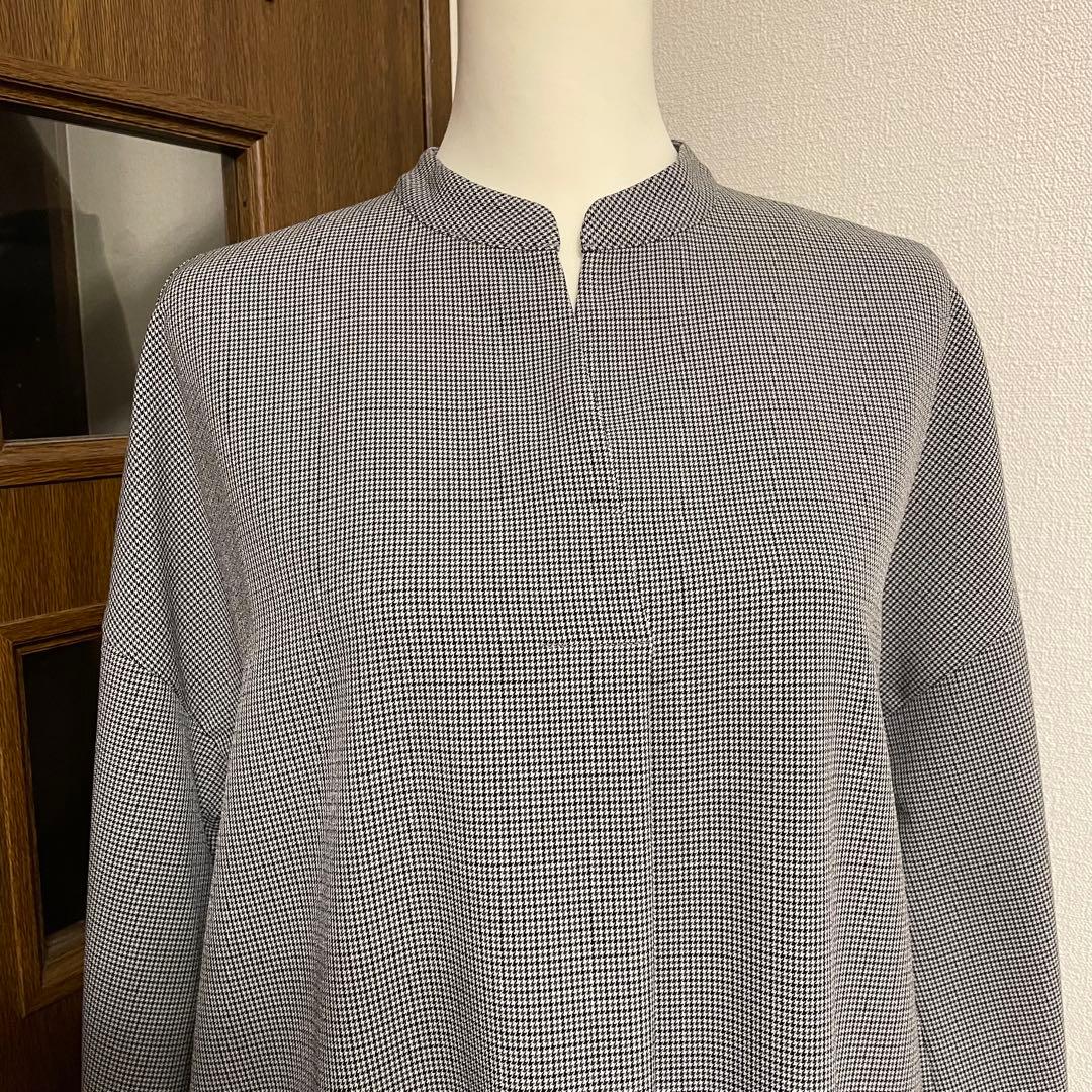 レリアン　タグ付新品未使用　ブールジュ　ワンピース　ライトグレー系