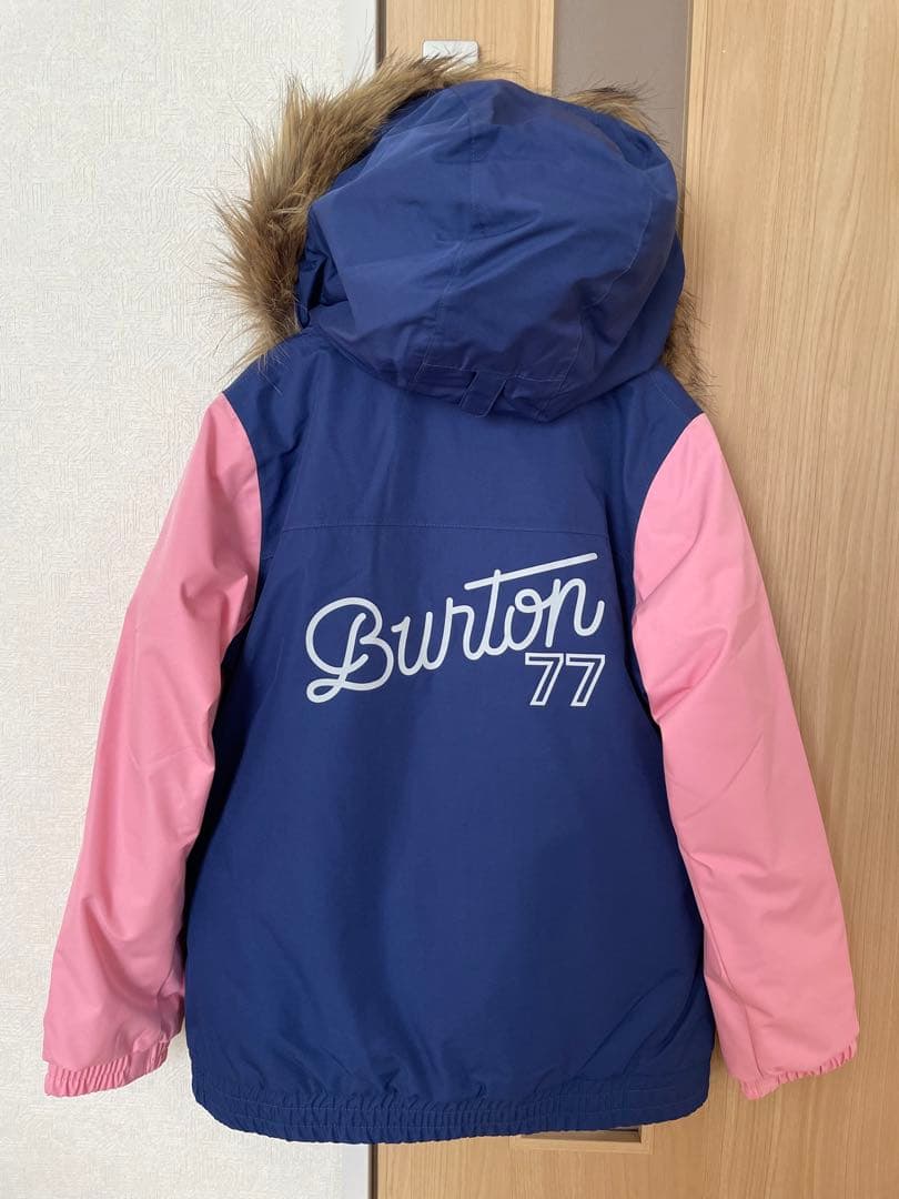 Burton バートン 子ども用 スキーウェア M 上下セット ネイビー/ピンク
