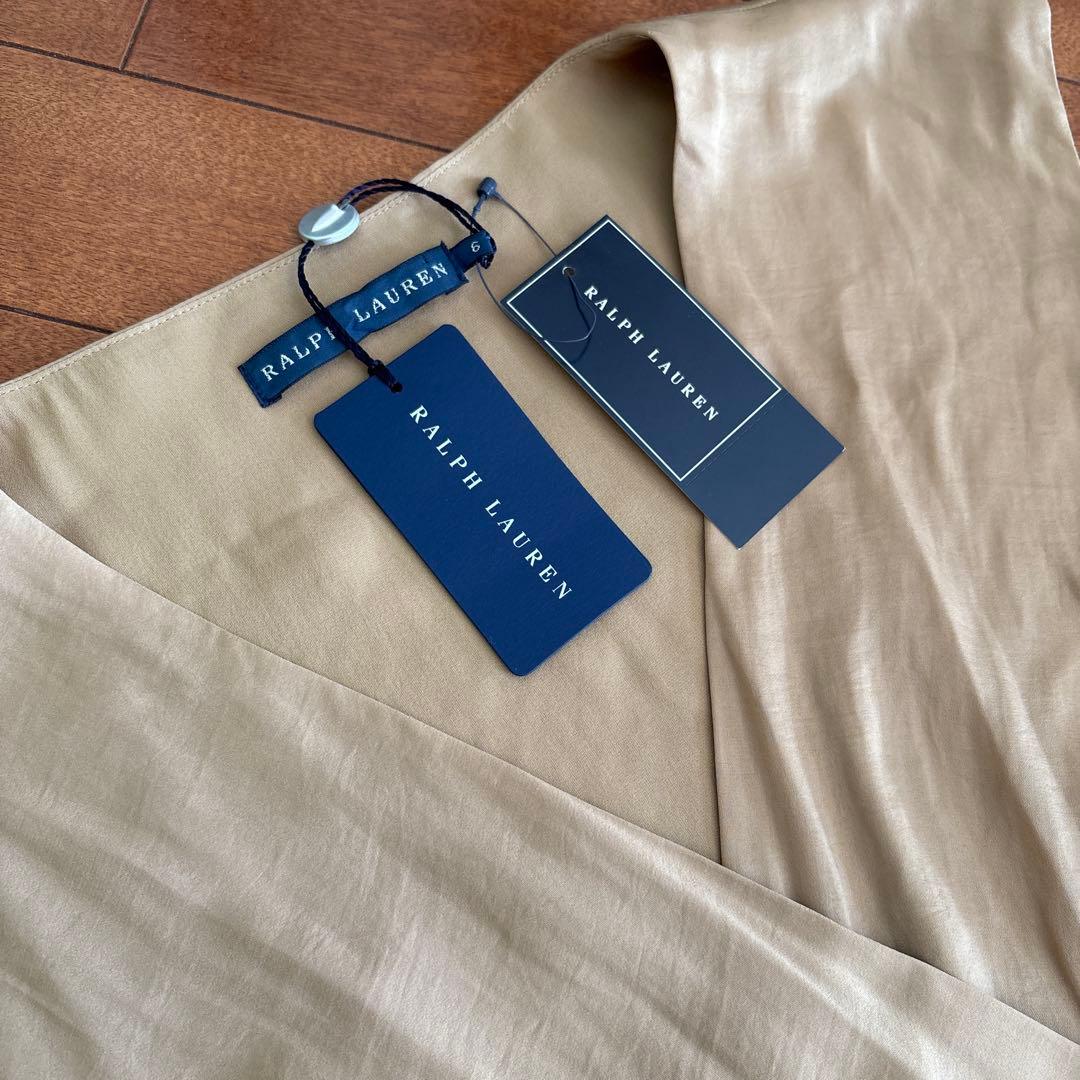 新品♡Ralph Lauren ベージュ フレアスカート サイズ6