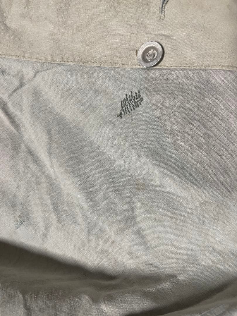 本日限定スウェーデン軍　軍幕　パズルカモ迷彩 コットン 三角テント　4枚セット