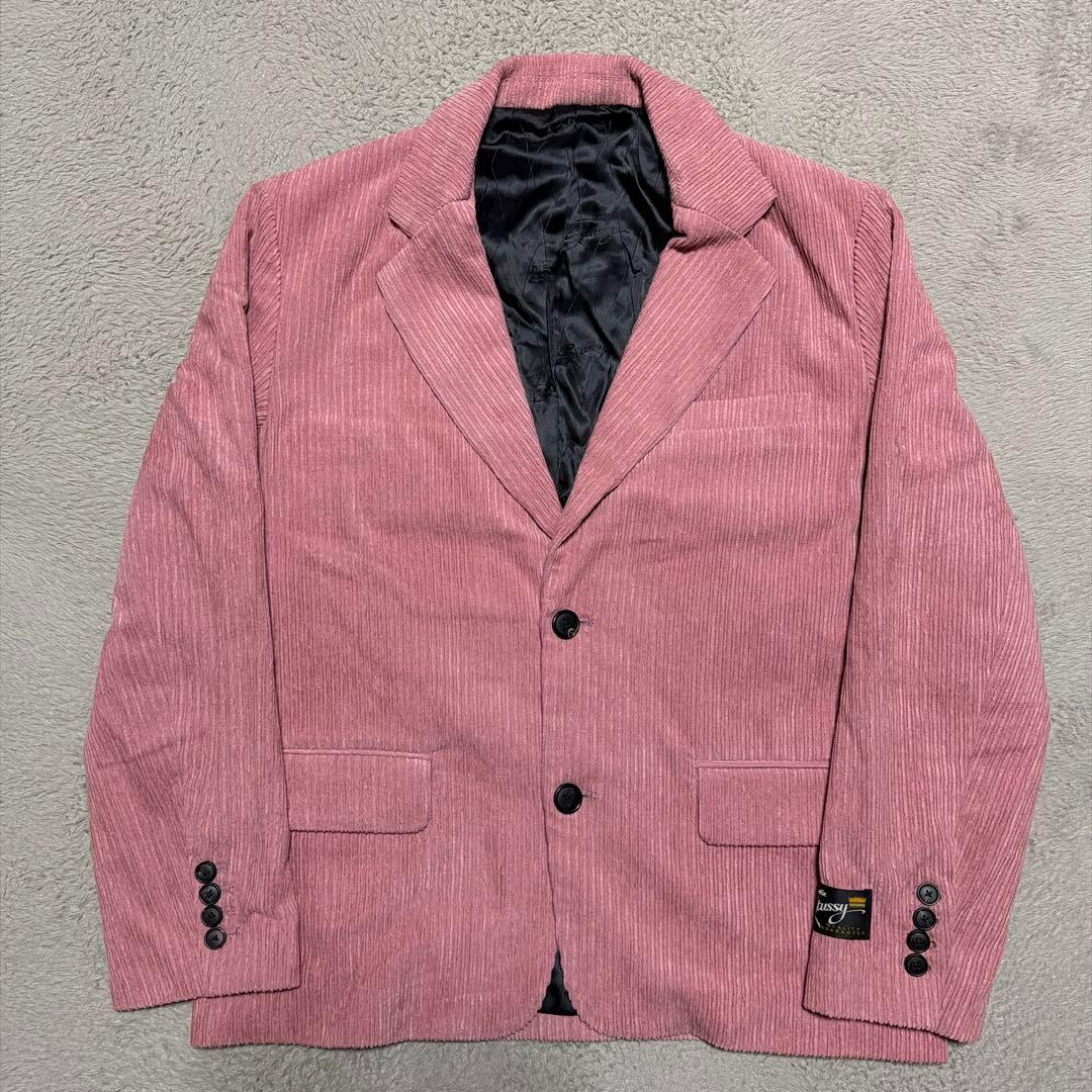 STUSSY MIX WALE CORD BLAZER テーラードジャケット　S