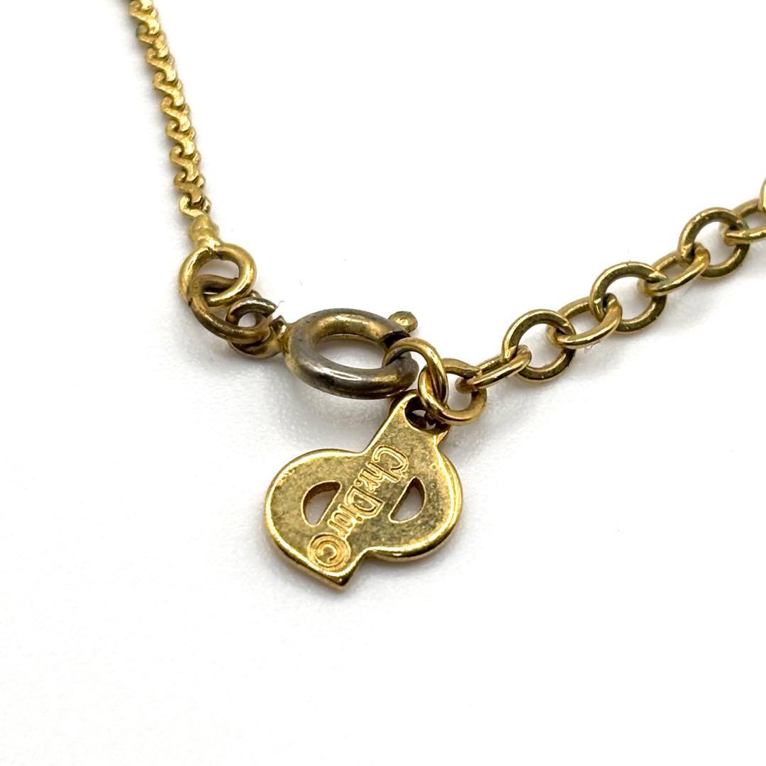 Christian Dior ネックレス CD ラインストーン ヴィンテージ