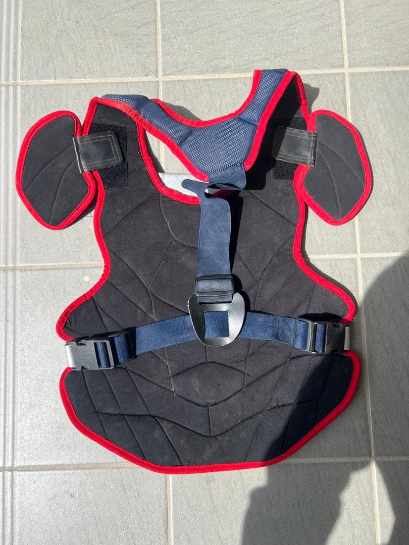 ZETT JSBB キャッチャー用防具 ネイビー/レッド