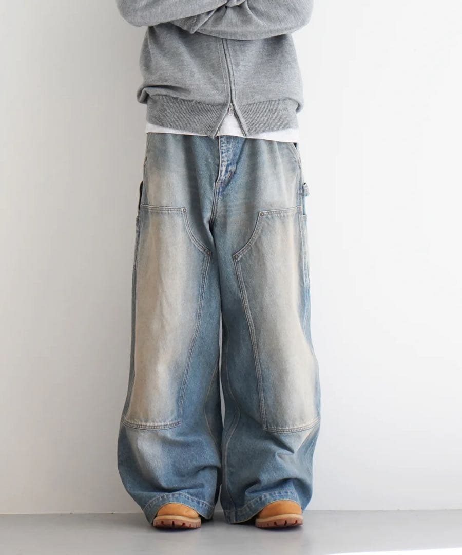 パンツ DEVINUSAGE Work denim pants xxx1 INDIGO