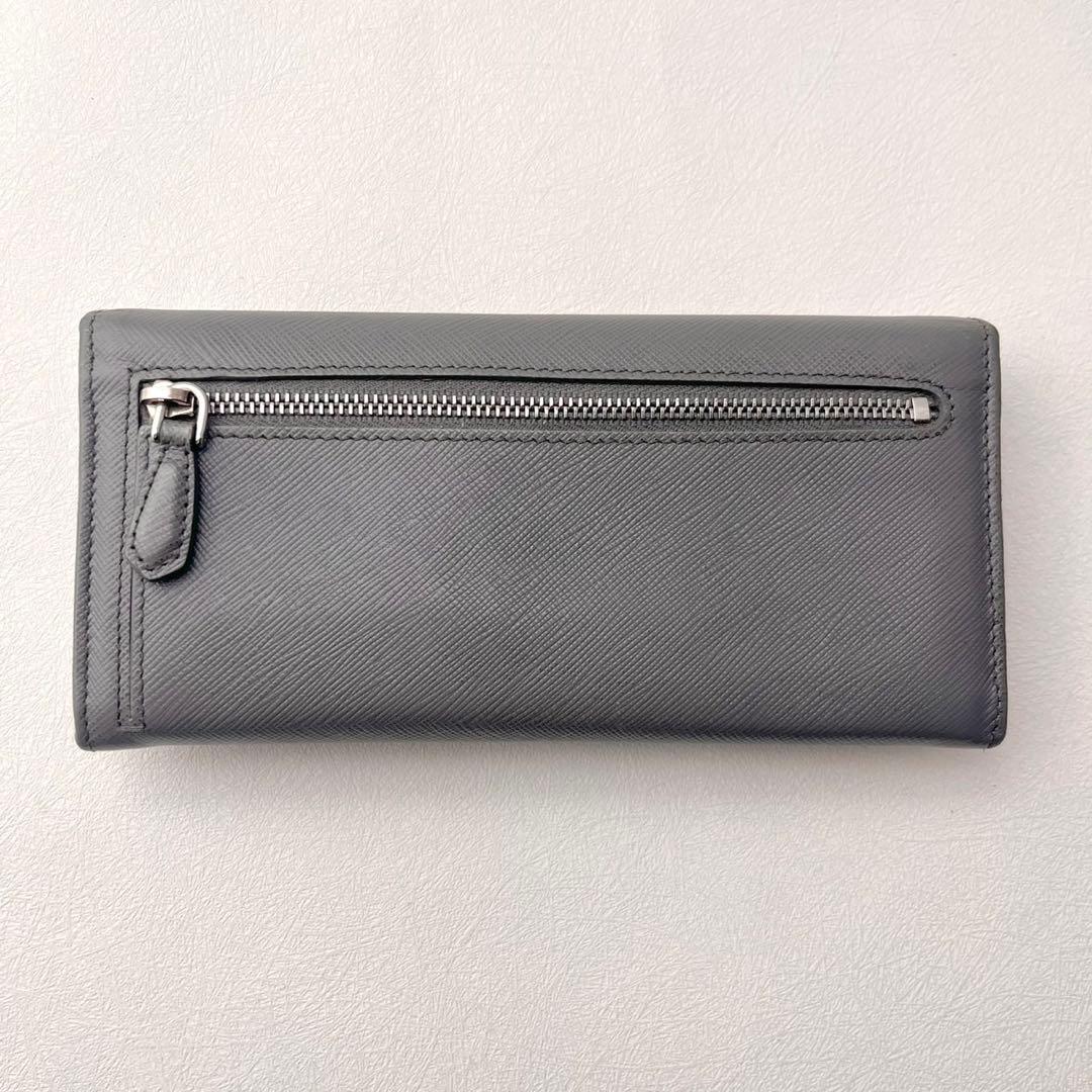 PRADA プラダ　サフィアーノ　マルチカラー　長財布　フラップ美品0205-⑤